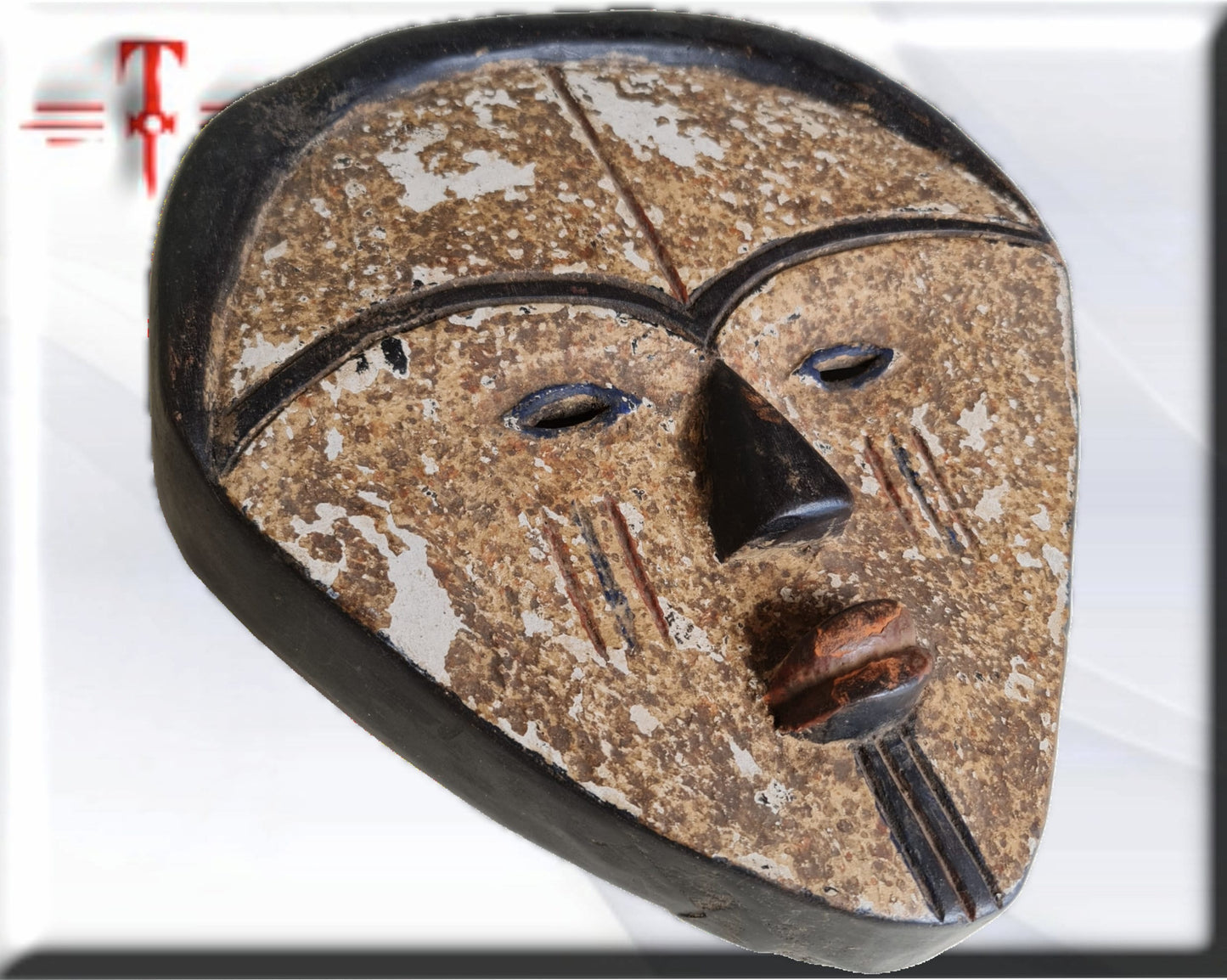 Dogon-Maske Mali, Afrikanisches Kunsthandwerk, Afrikanische Kunstgalerie, Antike