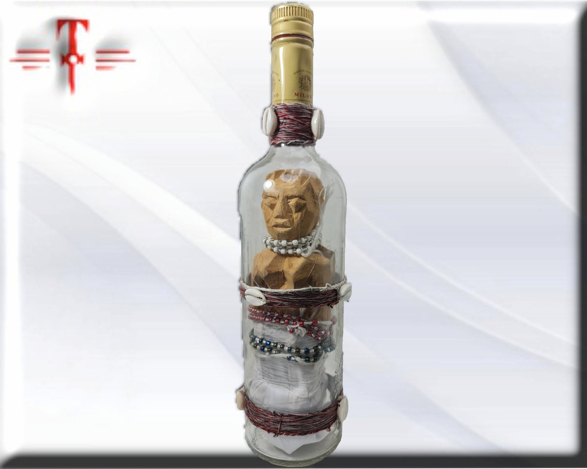 Magische Flasche Geheimnis des Schutzes gegen alle Hexerei und Flüche mächtiger Fetisch, Geheimnisse des Vodun