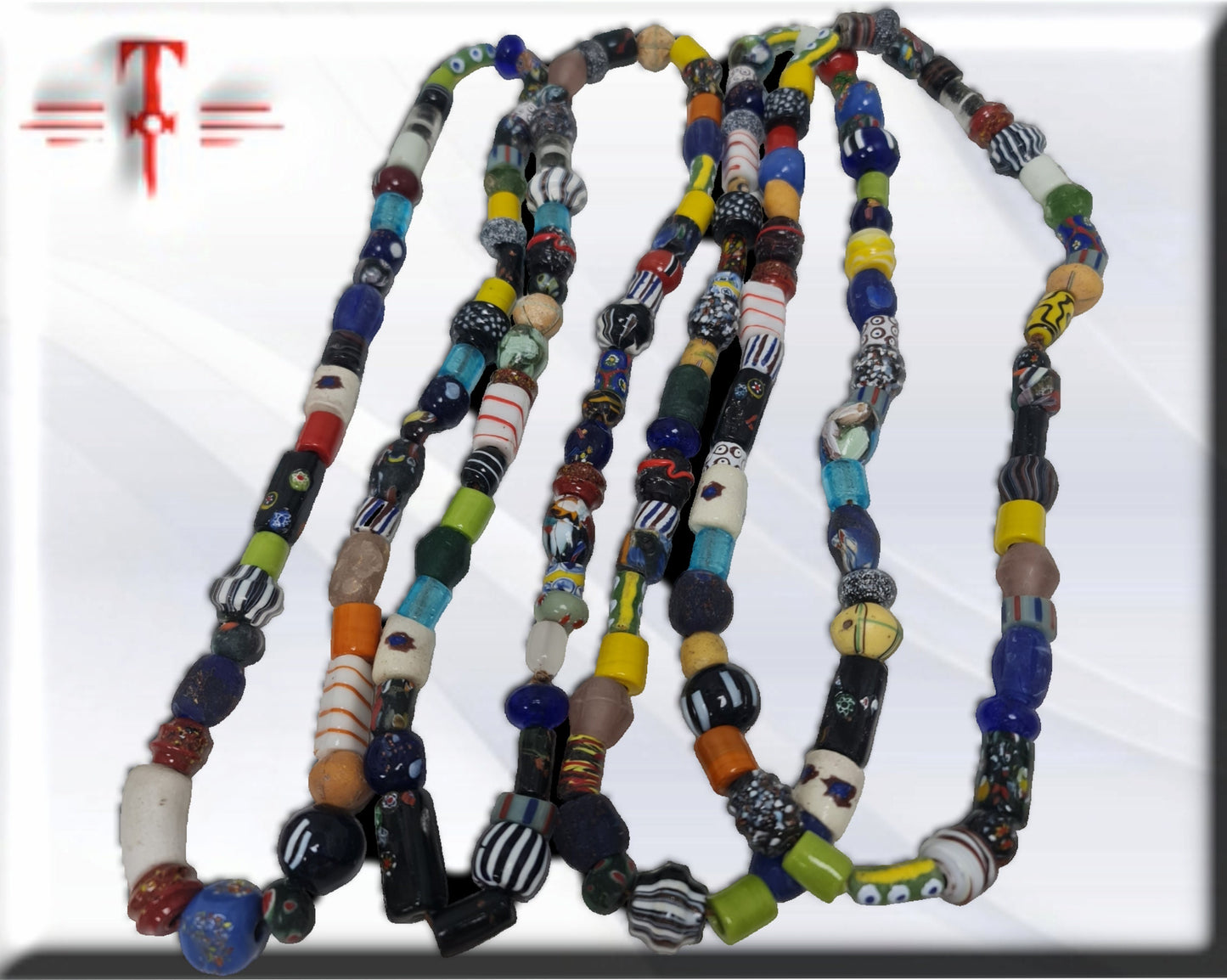 Afrikanische Perlenkette, traditionelle Kultur, afrikanische Kunst, religiöse Kultur