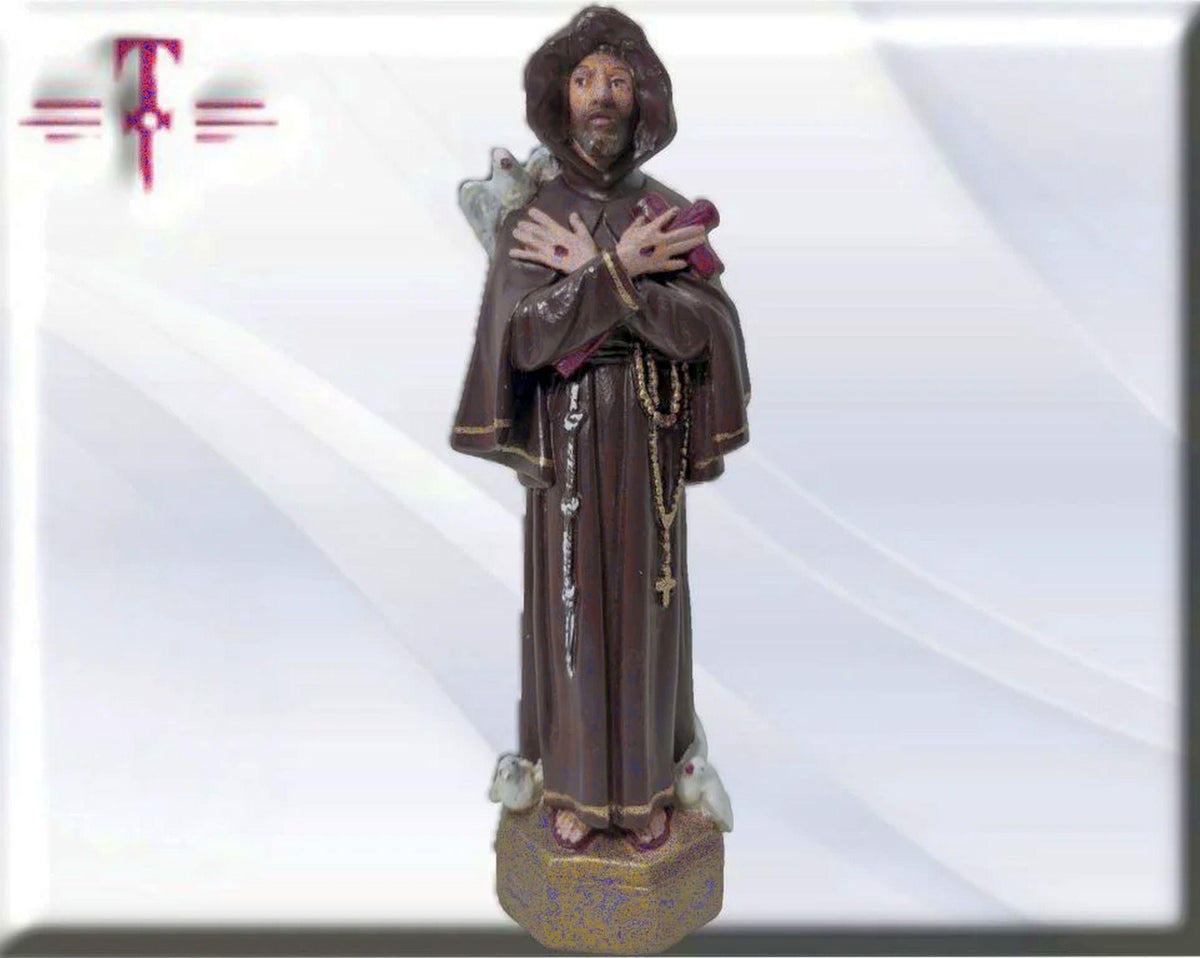 Heiliger Franz von Assisi Gips, Katholische Heilige und Jungfrauen, Religiöse Produkte