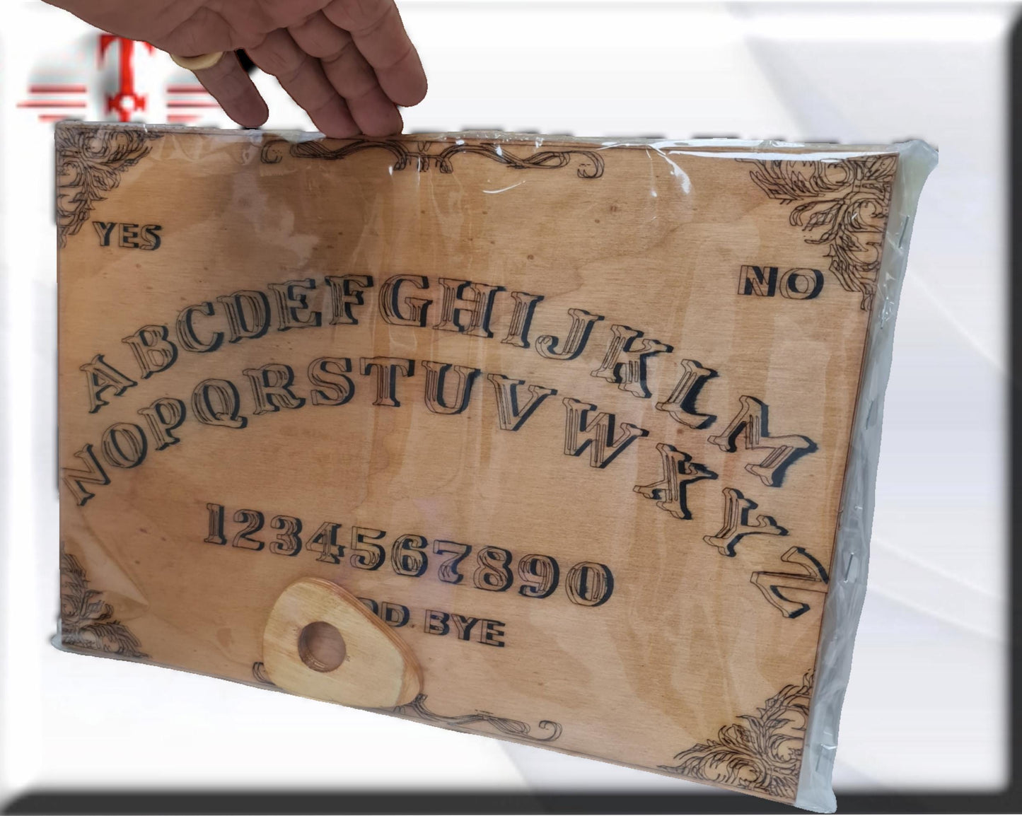 Ouija-Brett aus Holz, esoterische Bücher, Okkultismus, Parapsychologie