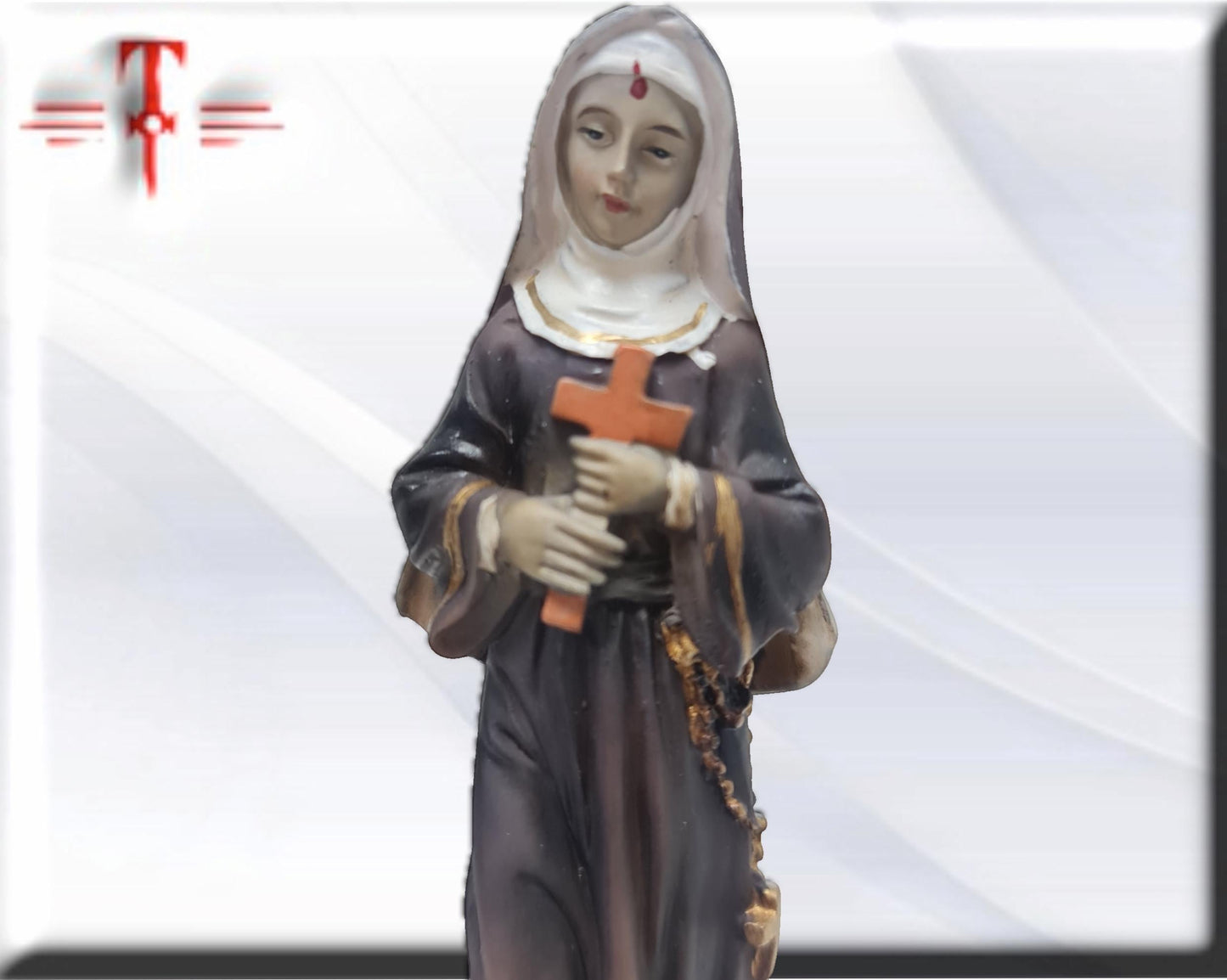 Estatua Santa Rita de Casia  . Catholic Saints and Virgins, Religious products,