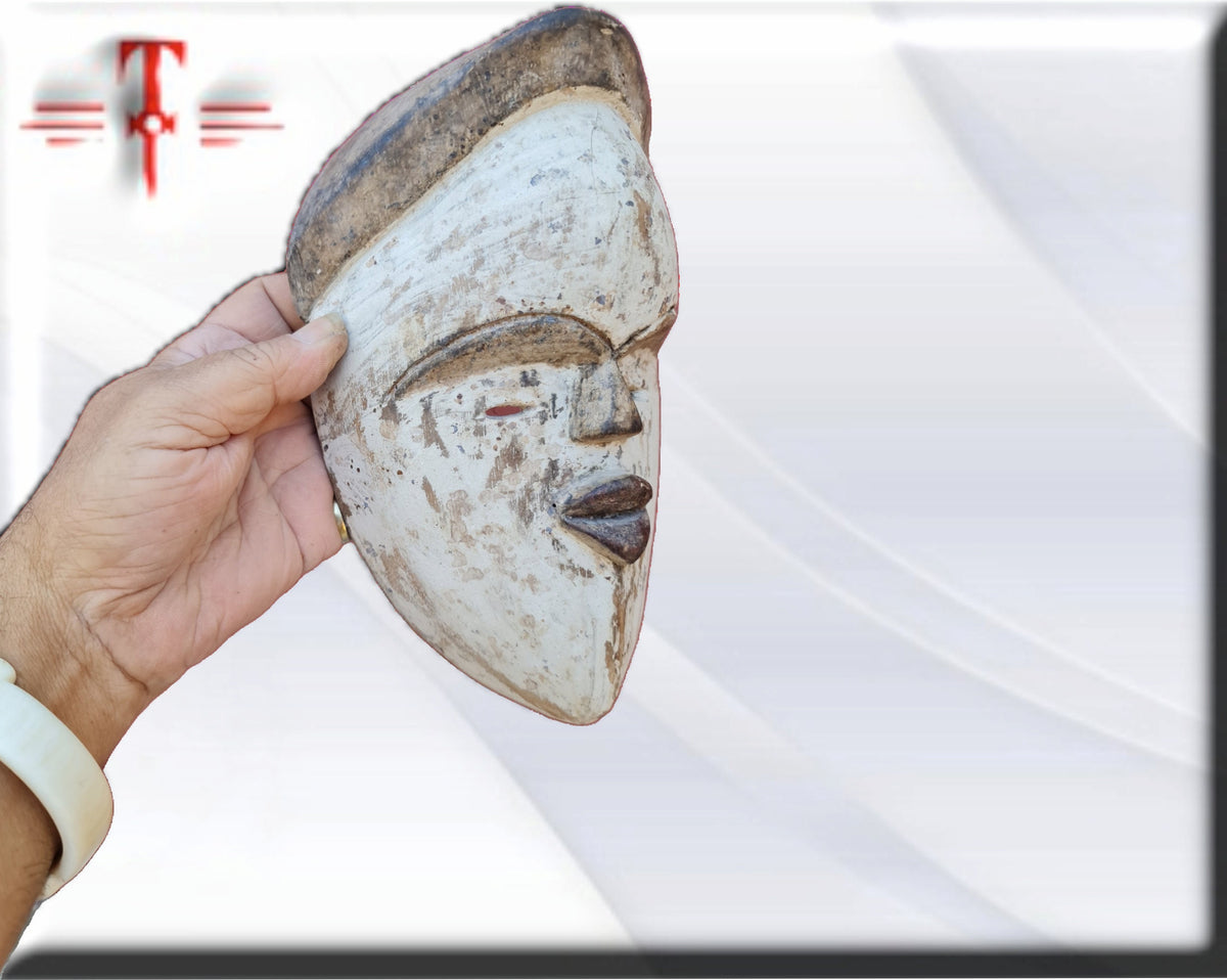 Máscara Galoa  Gabon  Galería arte , antigüedad , artesanías africanas