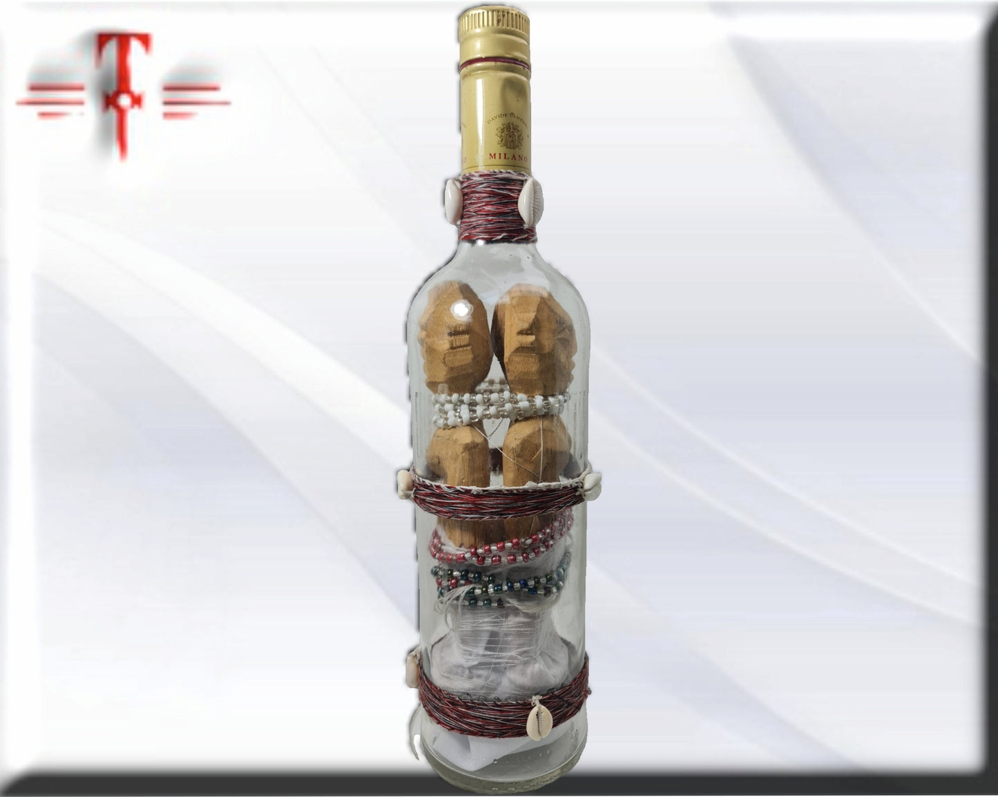 Magische Flasche Geheimnis des Schutzes gegen alle Hexerei und Flüche mächtiger Fetisch, Geheimnisse des Vodun