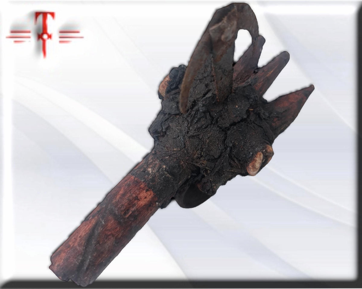 Heviesso Power Axe Fetisch, Shango, Schutz, Evolution, Spiritualität, Originalprodukt aus Benin