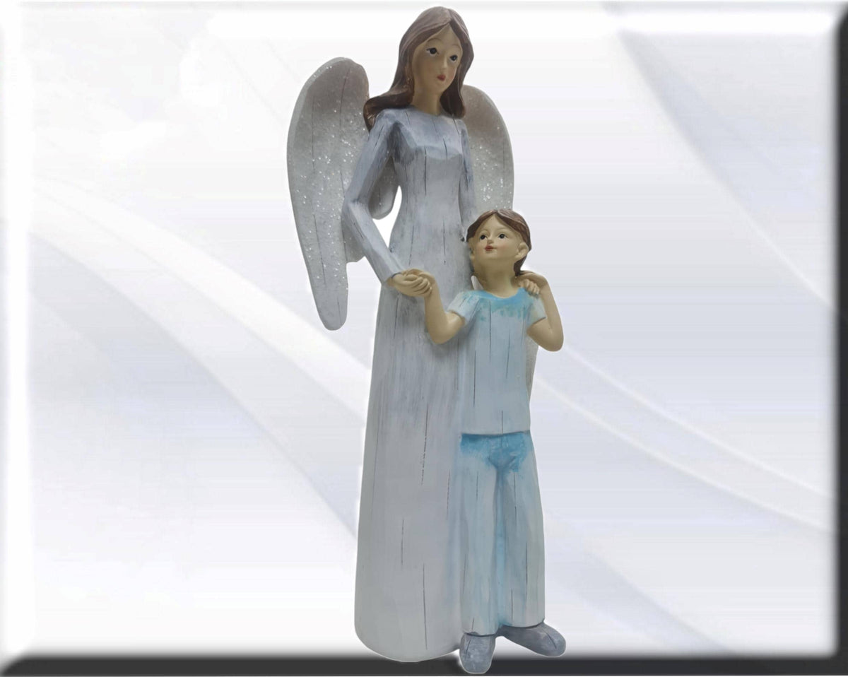 Ángel de la guarda, vírgenes y santos católicos