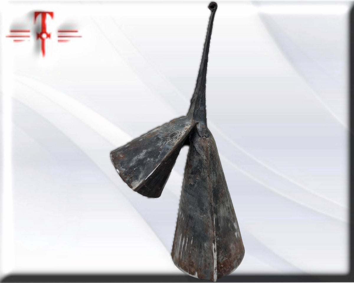 Original afrikanisches Agogo (Benin), handgefertigt. Afrikanisches Kunsthandwerk für Zeremonien und Partys