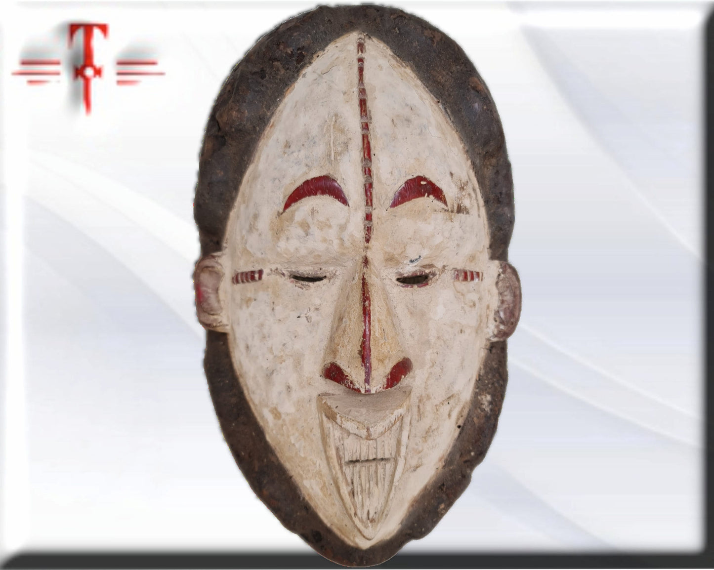 Ethnische Vuvi-Maske (afrikanische Kunst aus Gabun) Ethnische Vuvi-Maske (afrikanische Kunst aus Gabun)