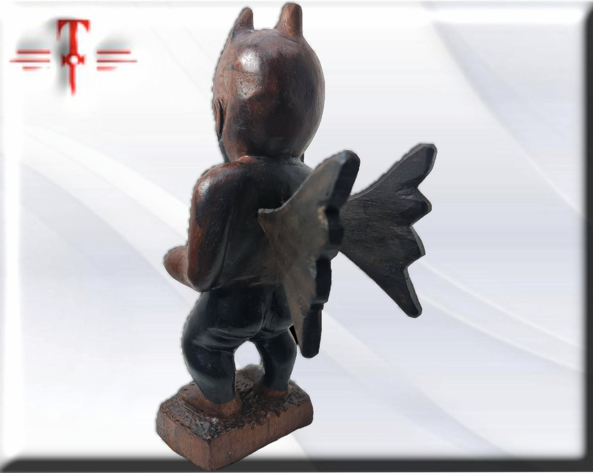 Muñeco aboran  madera  abita - santería , yoruba, lucumí