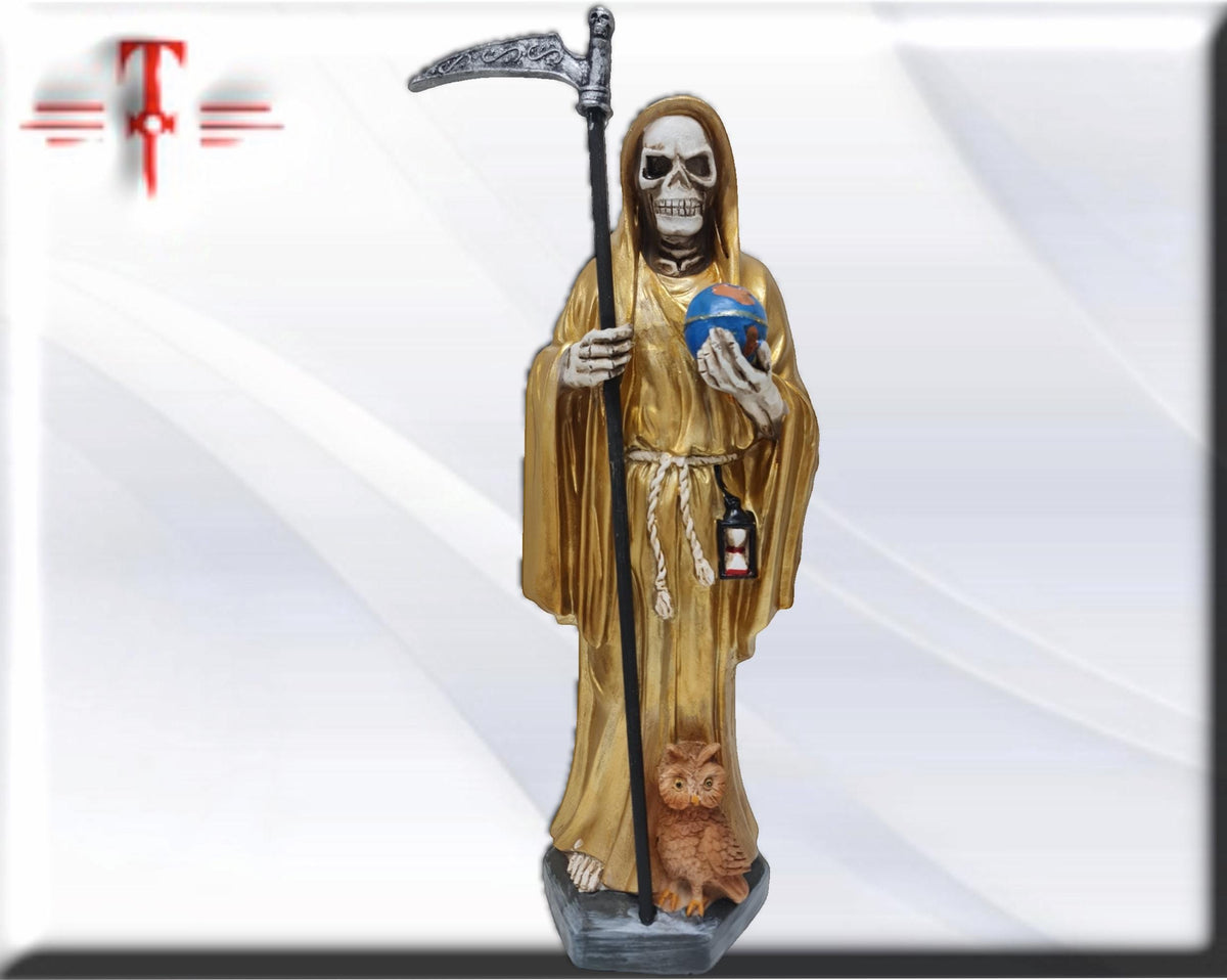 Estatua Santa Muerte 15cm , Santísima Muerte , deidades , mitología