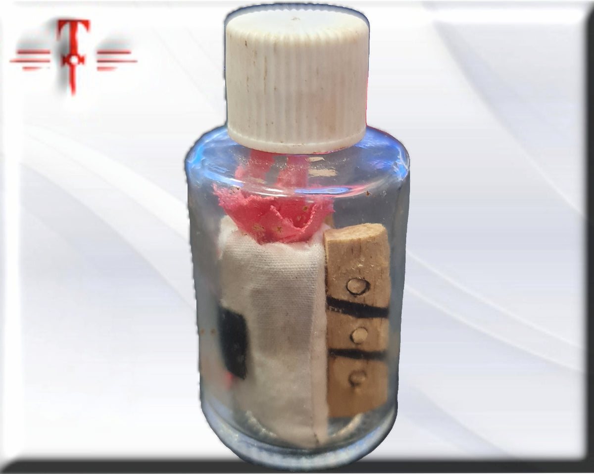 Magische Glücksflasche (Parfüm) Afrikanische Kunst, Voodoo, Afrikanischer Vodun