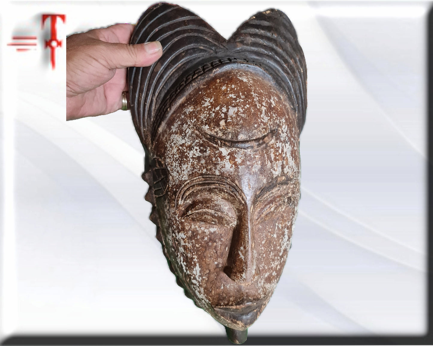 Ethnische Maske der Chokwe (afrikanische Kunst aus dem Kongo) Ethnische Maske der Chokwe (afrikanische Kunst aus dem Kongo)