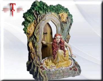Statue des Gottes Dagda, mythologische Götter, esoterische und religiöse Gegenstände, handbemalt