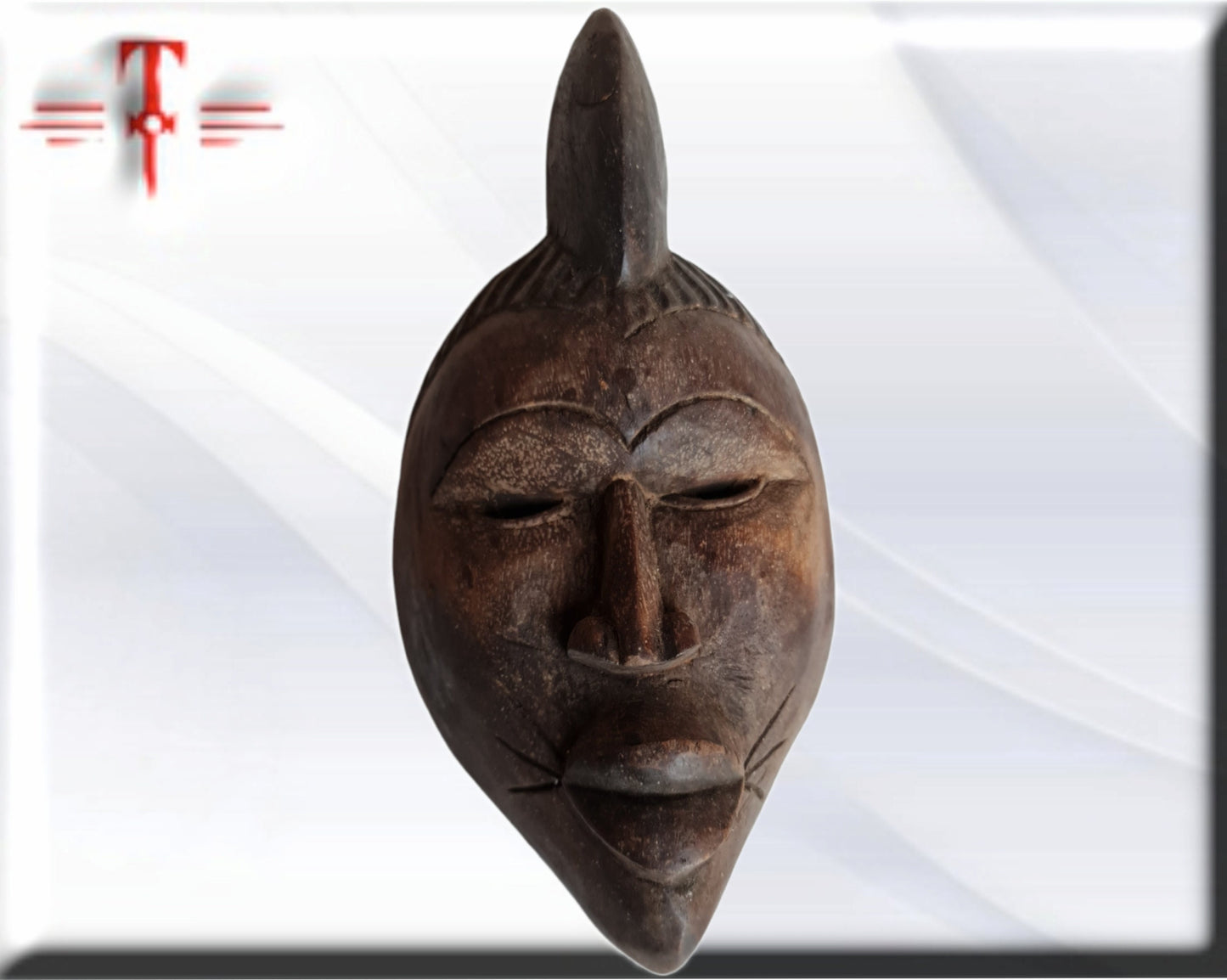 Máscara etnia Idoma ( Nigeria Arte africano )    Idoma ethnic mask (Nigeria African art)