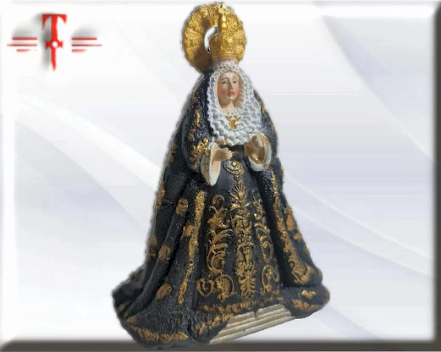 Virgen de la Esperanza con manto negro , Santos y Vírgenes católicos , productos Religiosos