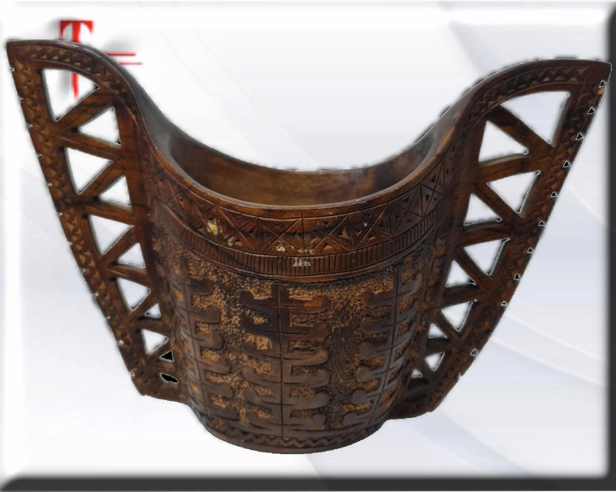 Holzkorb Afrikanische Kunst, Kunstgalerie, Antiquitäten, Afrikanisches Kunsthandwerk