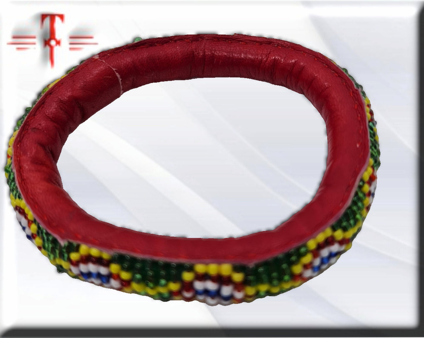 Lederarmband, Original aus Benin, Schutz, Amulett