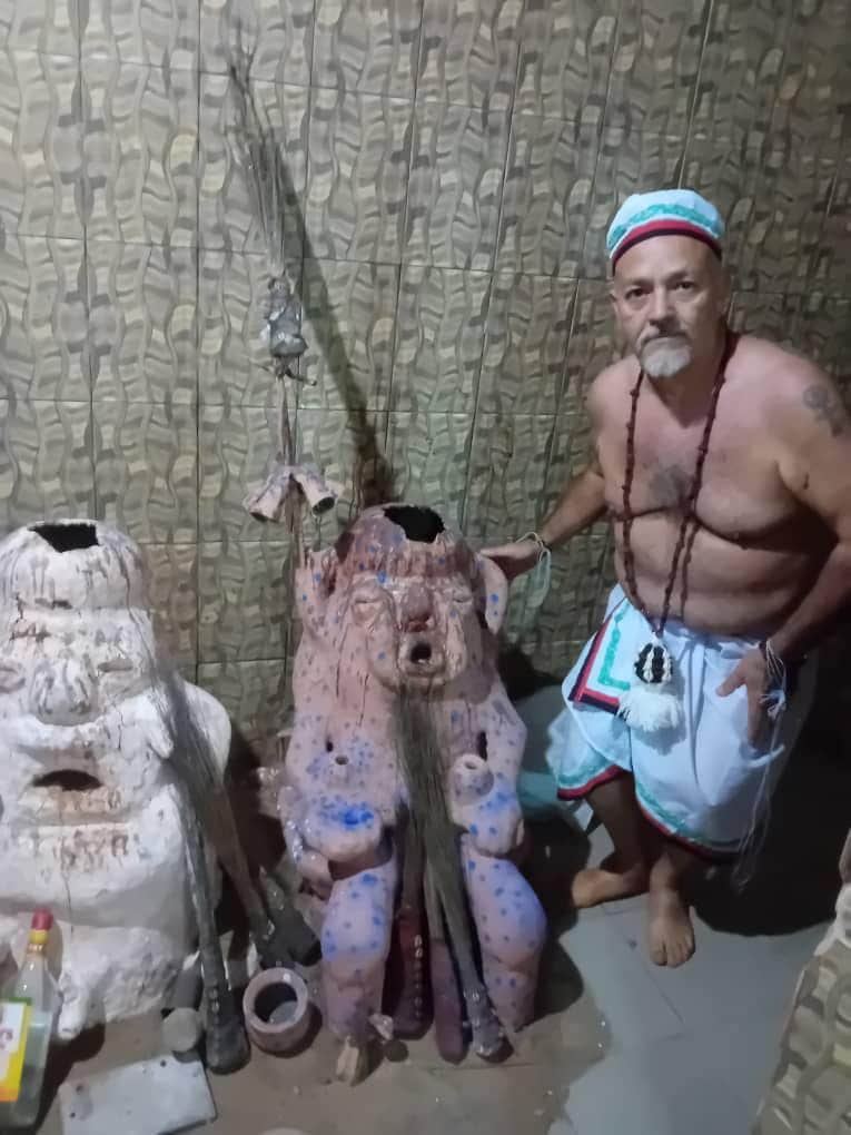 Amuleto Africano Para la salud  Vodun Zakpata ( Babalu Ayé - San Lázaro ) secretos del vodoun africano