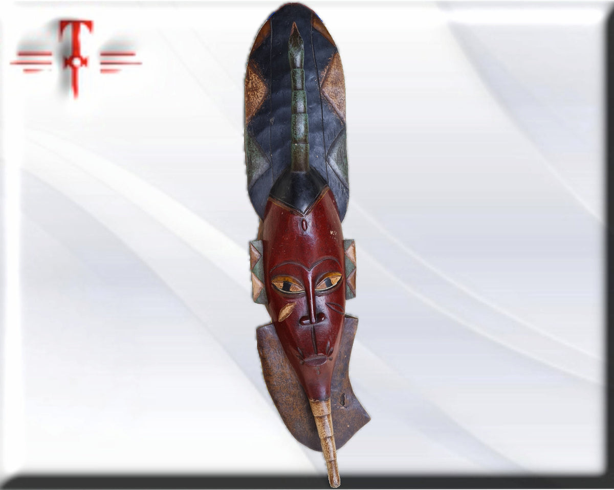 Igbo-Maske Nigeria, afrikanische Kunst, Kunstgalerie, Antiquitäten