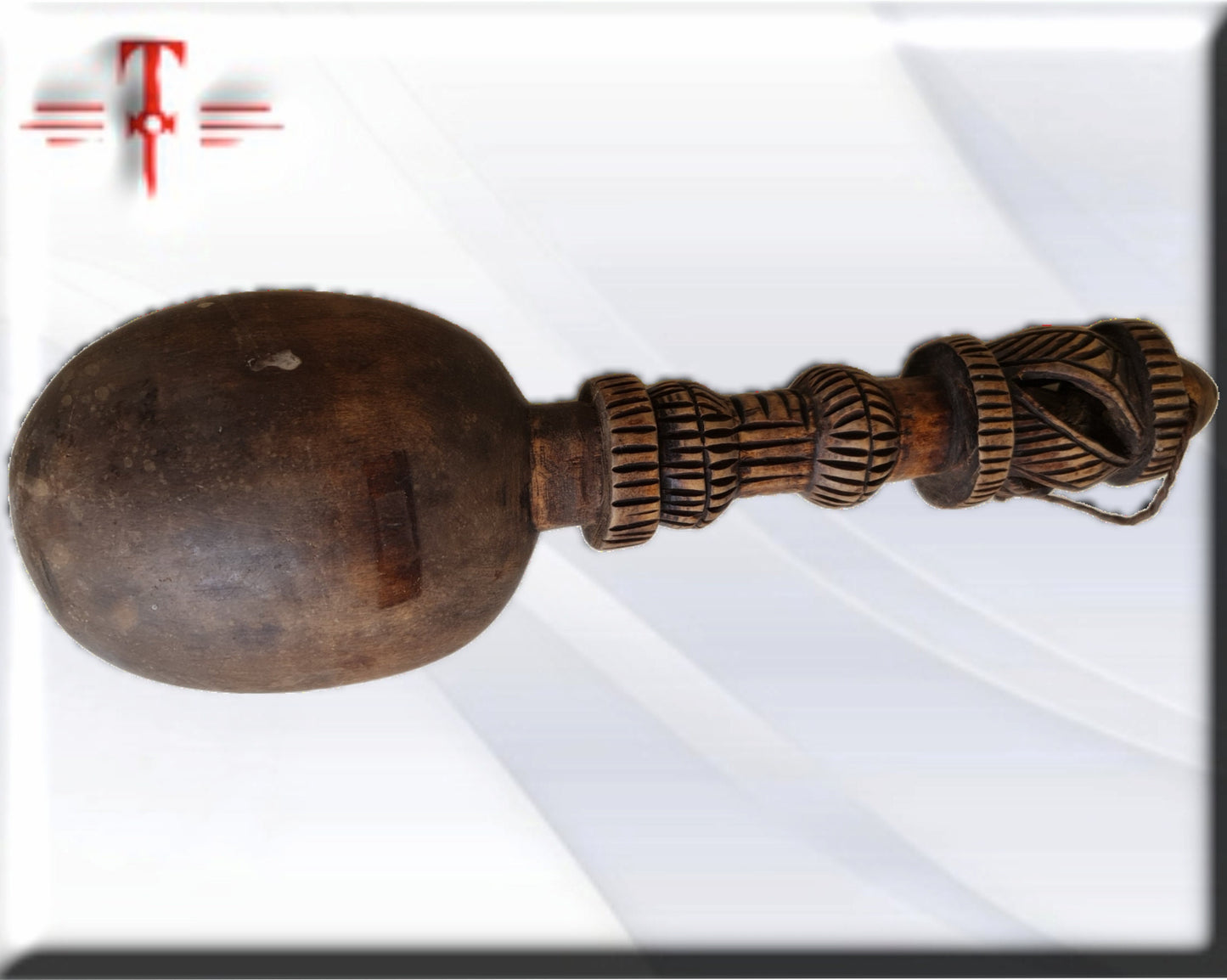 Afrikanische Kunst Großer geschnitzter Holzlöffel, Afrikanische Kunst, Kunstgalerie, Handarbeit