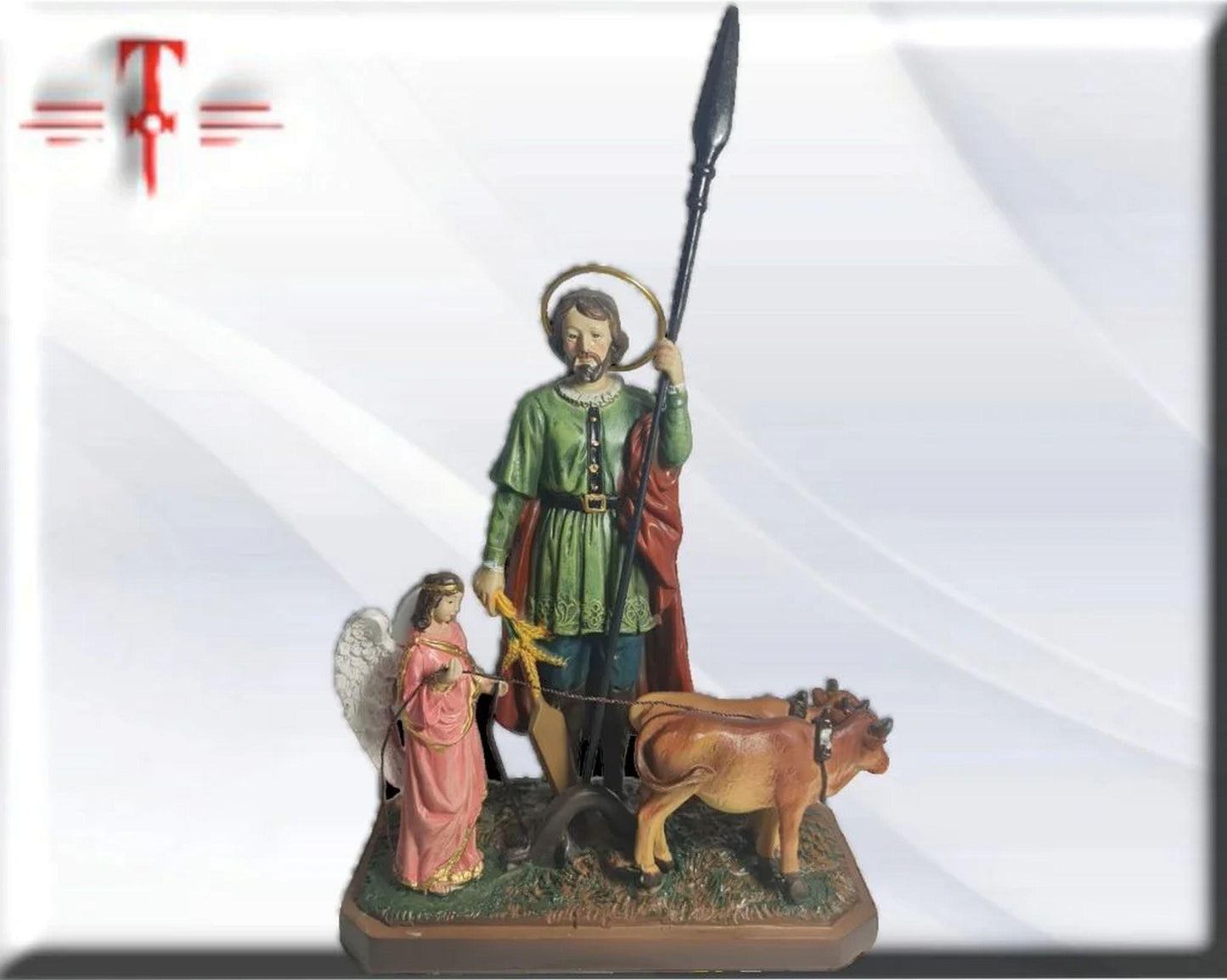 San Isidro con bueyes , Santos y Vírgenes católicos , productos Religiosos