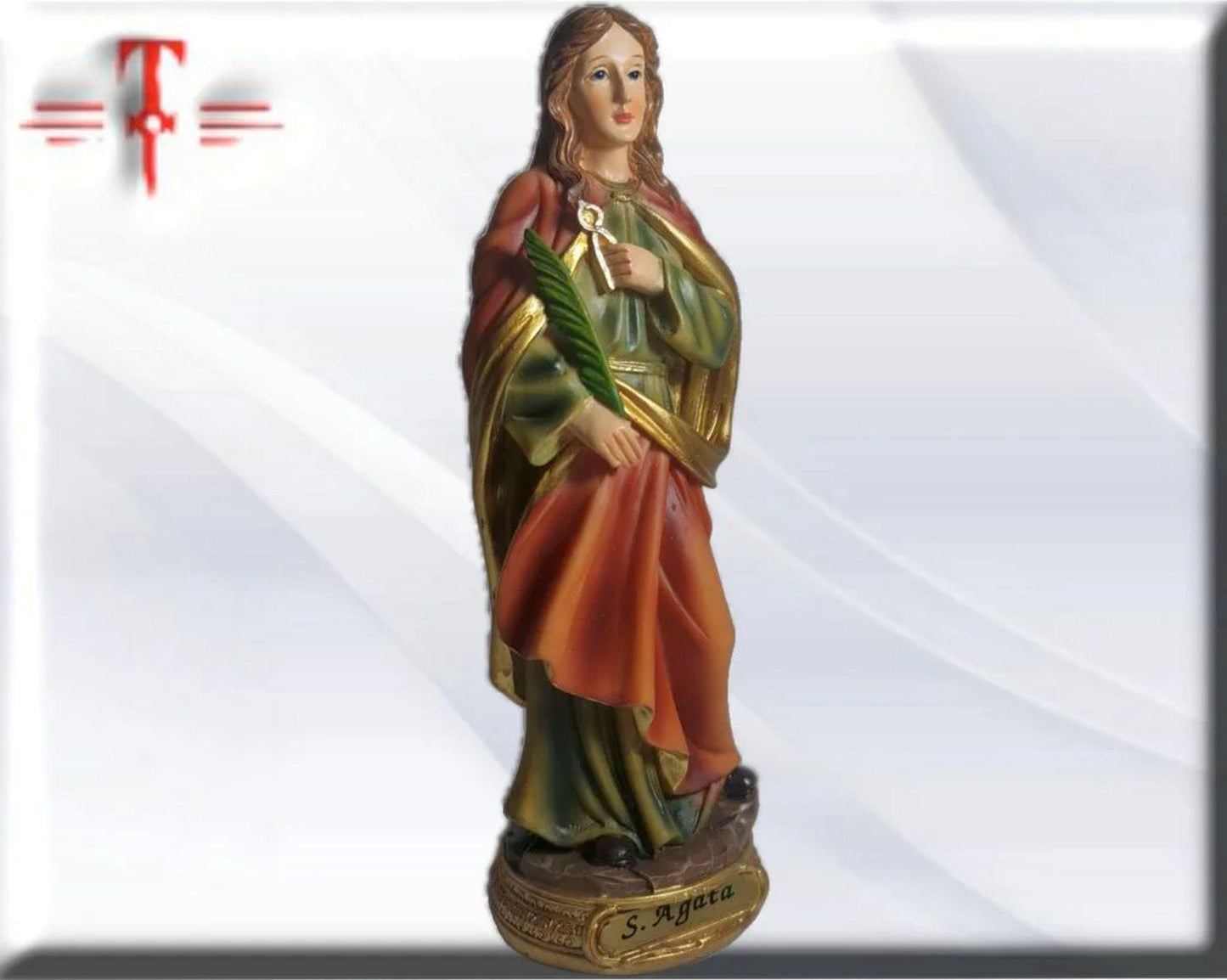 Santa Ágata  . Catholic Saints and Virgins, Religious products,