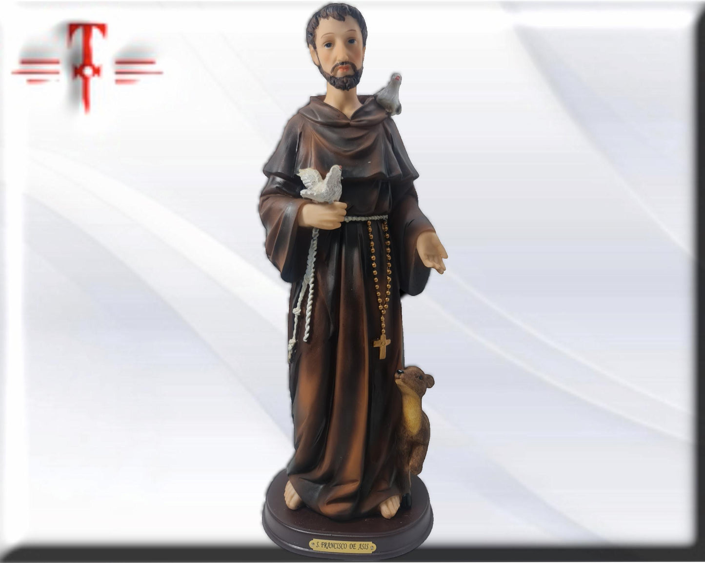 Heiliger Franz von Assisi Gips, Katholische Heilige und Jungfrauen, Religiöse Produkte