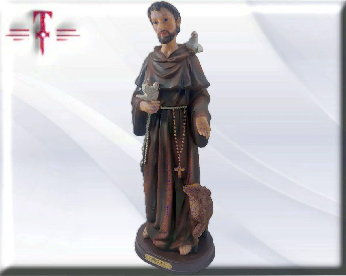 Heiliger Franz von Assisi Gips, Katholische Heilige und Jungfrauen, Religiöse Produkte
