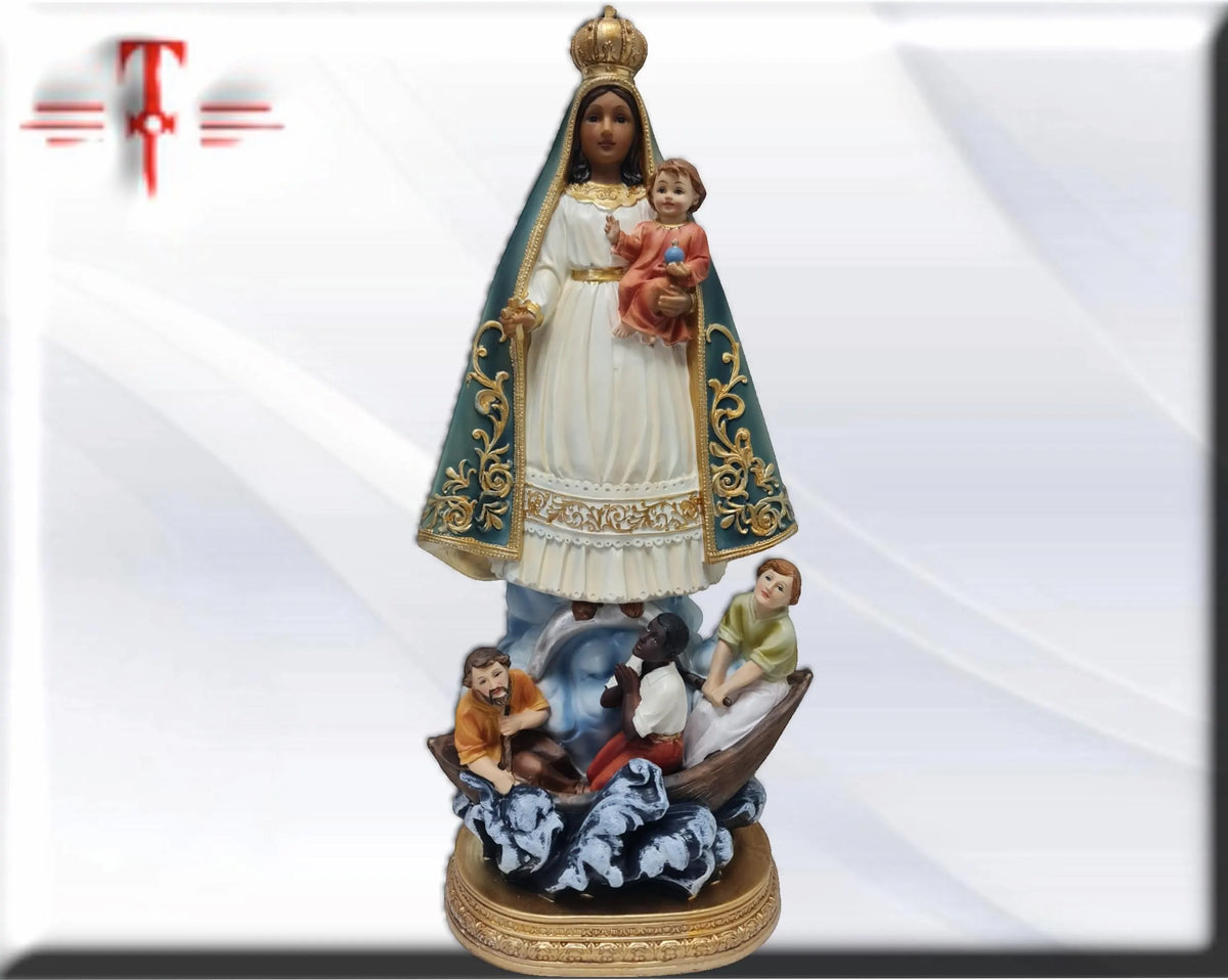 Virgen de la caridad del cobre azul 40cm , Santos y Vírgenes católicos , productos Religiosos