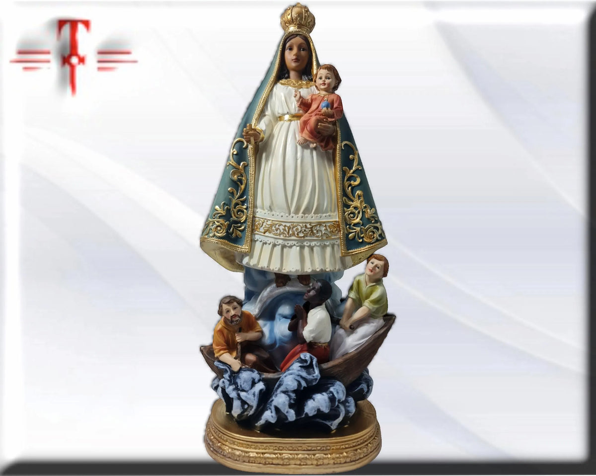 Virgen de la caridad del cobre azul 40cm , Santos y Vírgenes católicos , productos Religiosos