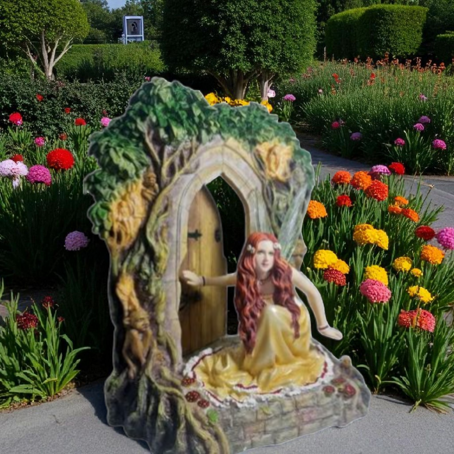 Statue des Gottes Dagda, mythologische Götter, esoterische und religiöse Gegenstände, handbemalt