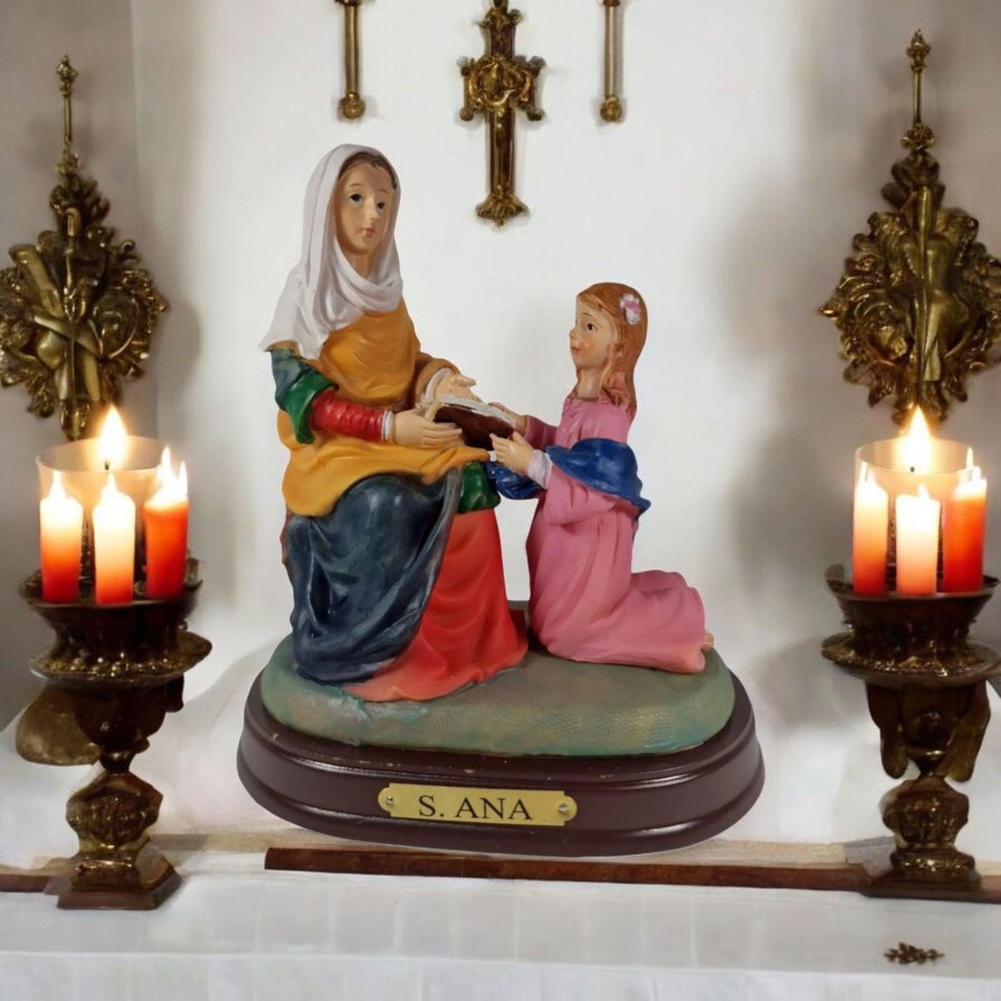 Virgen Santa Ana sentada , Santos y Vírgenes católicos , productos Religiosos